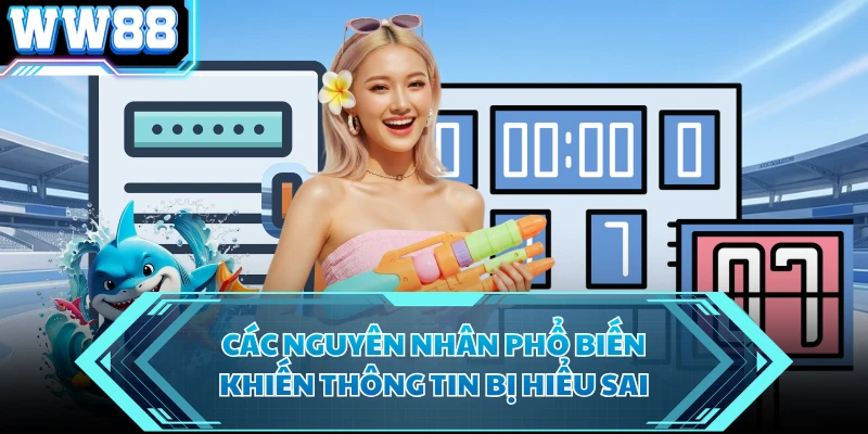 Các nguyên nhân phổ biến khiến thông tin bị hiểu sai 
