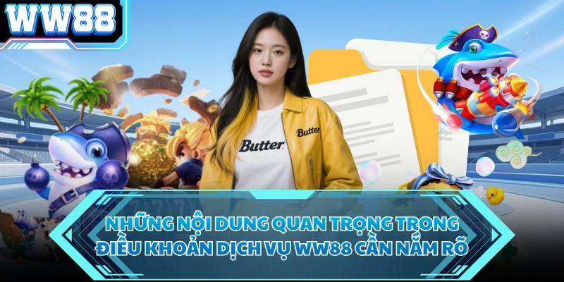 Những nội dung quan trọng trong điều khoản dịch vụ WW88 cần nắm rõ 